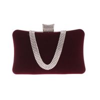 Fashionable Women's Bags With Diamond Fingers Evening Banquet Bags U-flannel Bags sku image 2