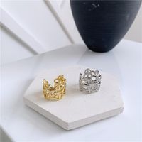 Ring Fashion Temperament Wide Face Hollow Metal Adjustable main image 6