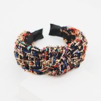 New Korean Version Of The Color Fabric Headband Travel Ball Casual Headband Accessories main image 3