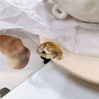 Ring Minimalist Snake Bone Wrapped Double Copper sku image 1