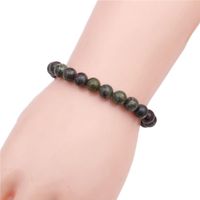 8mm Dragon Bloodstone Beaded Bracelet Natural Stone Diy Beaded Bracelet main image 5