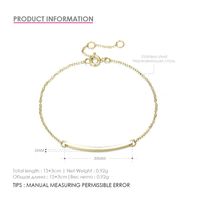 Stainless Steel Geometric Rectangular Bracelet Fashion Jewelry Simple Chain Bracelet 316l Jewelry main image 4