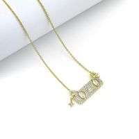Fashion Golden Chain Necklace New Hip Hop Clavicle Lucky Creative Necklace main image 1