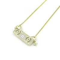 Fashion Golden Chain Necklace New Hip Hop Clavicle Lucky Creative Necklace main image 5