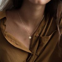 Stainless Steel 14K Gold Plated Fashion Plating Geometric No Inlay Necklace main image 1