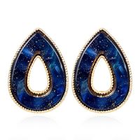 New Drop Earrings Creative Resin Plate Fashion Geometric Candy Color Earrings Female main image 2