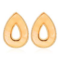 New Drop Earrings Creative Resin Plate Fashion Geometric Candy Color Earrings Female main image 3