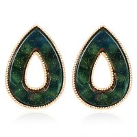 New Drop Earrings Creative Resin Plate Fashion Geometric Candy Color Earrings Female main image 4