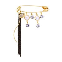 Fashion Diamond Diamond Jewelry Long Tassel Accessories Female New Creative Brooch main image 6