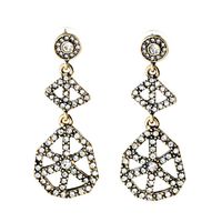 Fashion Jewelry Alloy Generous Hollow Ladies Earrings main image 2