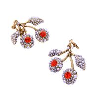 Fashion Jewelry Cute Wild Branches Inlaid Pearl Women's Earrings main image 3