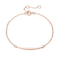 Stainless Steel Geometric Rectangular Bracelet Fashion Jewelry Simple Chain Bracelet 316l Jewelry sku image 3