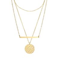 Fashion Geometric Stainless Steel Plating No Inlay 14K Gold Plated Women'S Necklace sku image 2