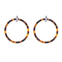 Bijoux Creative Simple Ornement Géométrique Exagérée Femmes Européen Et Américain De Style Anneau Rond Boucles D'oreilles Me00169 sku image 2