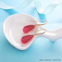 New Fashion Hundred Cat's Eye Earrings Earrings Gold-plated Alloy Jewelry sku image 2
