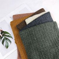 Double Ball Solid Color New Scarf Female Autumn And Winter Long Warm Knitted Knit Collar main image 4