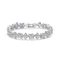 Snow Yinghua Aaa Zircon Bracelet Aaa Transparent Zircon Crystal Diamond Bracelet main image 1