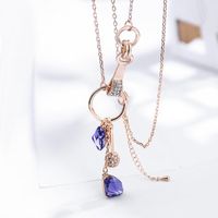 New Classical Style Jewelry Beautiful Crystal Necklace Bridal Accessories main image 4