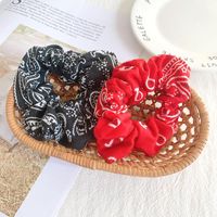 Hair Accessories Female Simple Cashew Flower Large Intestine Hair Ring Does Not Hurt Hair Rope Rope Rope main image 4