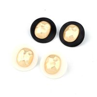 Jewelry New Round Earrings Retro Simple Resin Earrings main image 6