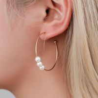 Fashion Ocean Wind Sweet Conch Starfish 3 Pairs Stud Earrings Pearl Earrings main image 3