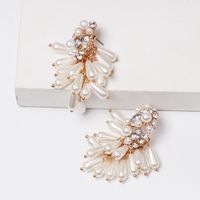 New Grape Seeds Diamond Pearl Earrings Tassel Earrings main image 2