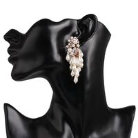 New Grape Seeds Diamond Pearl Earrings Tassel Earrings main image 6