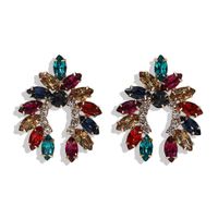 Fashion New Alloy Diamond Geometric Earrings Earrings main image 4