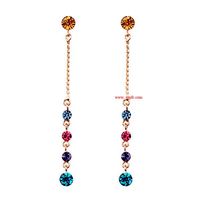 Mode Tendance Nouveau Boucles D'oreilles En Gros Coloré Monde Haut De Gamme Cristal Autrichien Gouttes Pour Les Oreilles Boucles D'oreilles 321465 main image 2