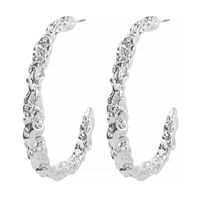 Stylish And Simple Cool Style Personality C-shaped Vintage Alloy Earrings main image 6