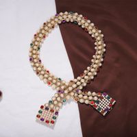 Alloy Diamond Jewel Pearl Belt Fashion Accessories Accessories Luxury Belt main image 5