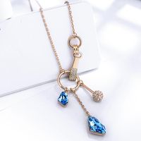 Neuf De Haute Qualité Classique Ornement En Gros Exquis Cristal Autrichien Collier De Mariée Accessoires 61052 sku image 1