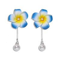 Explosion Models Flower Pearl Earrings New Earrings Passion Romantic Jewelry Accessories sku image 2