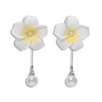Explosion Models Flower Pearl Earrings New Earrings Passion Romantic Jewelry Accessories sku image 4