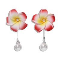 Explosion Models Flower Pearl Earrings New Earrings Passion Romantic Jewelry Accessories sku image 5