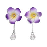 Explosion Models Flower Pearl Earrings New Earrings Passion Romantic Jewelry Accessories sku image 6