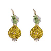 52653 Niedliche Harajuku-stil Knoblauch Galvani Sierte Diamant Ohrringe Europäische Und Amerikanische Mode Ohrringe Ohrringe Schmuck Frauen sku image 1