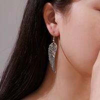 New Earrings Temperament Retro Wings Earrings Earrings Female Fashion Angel Wings Trend Earrings main image 1