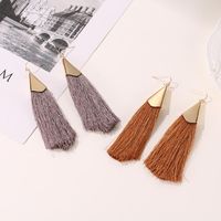 Hot Earrings Long Tassel Earrings Temperament Autumn And Winter Earrings Women main image 4