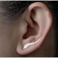 Ear Clip Personality Alloy Metal Tree Leaf Earrings Ear Clips Wild Earrings Ear Jewelry main image 1