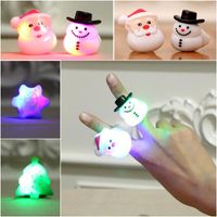 Christmas Gifts Gifts Prom Party Fingers Toys Christmas Light Rings Adult Children's Universal main image 1