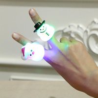 Christmas Gifts Gifts Prom Party Fingers Toys Christmas Light Rings Adult Children's Universal main image 3