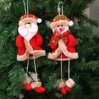 Weihnachts Dekoration Weihnachten Mit Bein Anhänger Weihnachts Geschenk Kleine Stoff Weihnachts Baum Anhänger Kleine Puppe main image 6