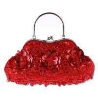 Vintage Traditional Craft Handmade Dinner Bag Exquisite Beaded Bag Women's Handbag main image 5