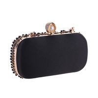 Pearl Evening Bag Women's Clutch Bag Fashion Small Square Bag Shoulder Diagonal Bag main image 3