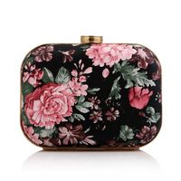 Fashion Party Opponents Take A Leather Printed Evening Bag Women's Hand Bag Hard Shell Bag main image 1