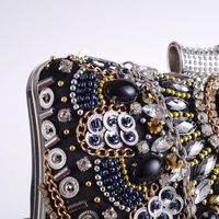 Women's Bag Handmade Beaded Clutch Bag Diamond Hand Grasping Evening Bag Evening Bag main image 3