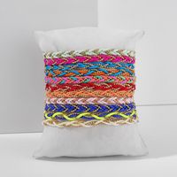 New Cross-border Jewelry Ethnic Style Hand-knitted Twisted Color Rope Rope Bracelet Single Unisex main image 6