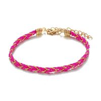 New Cross-border Jewelry Ethnic Style Hand-knitted Twisted Color Rope Rope Bracelet Single Unisex main image 4
