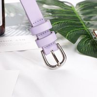 Thin Belt Dress Decoration Small Belt Wild Lady Pin Buckle Belt Belt Wholesale main image 4